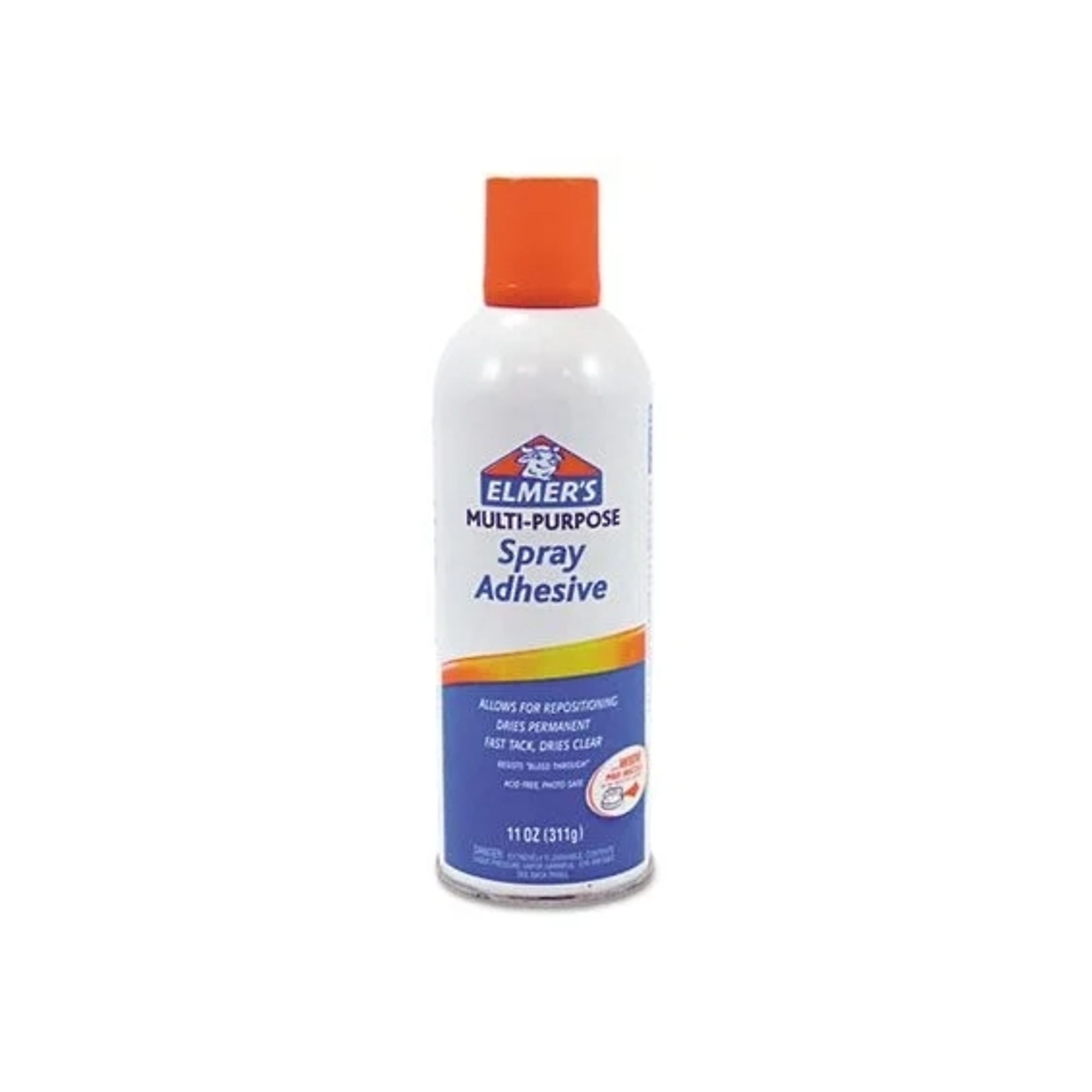 Multi-Purpose Spray Adhesive, 11 oz, Dries Clear